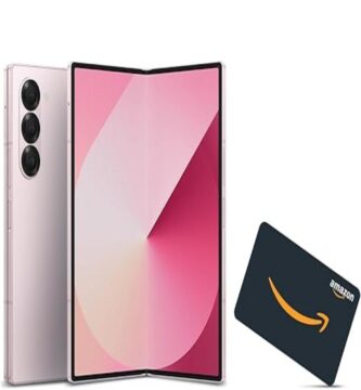Alt text: "Samsung Galaxy Z Fold 6 AI Experience promotional image. The graphic features the sleek, unfolded Galaxy Z Fold 6, showcasing its large, flexible display. The phrase 'Unlocking Innovation' is prominently displayed, highlighting the phone's