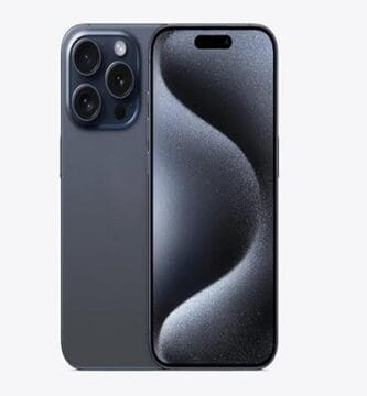 The image features a sleek, black smartphone titled "Kryptall 15 Pro Max" with a vibrant display. The phone is showcased from multiple angles, emphasizing its slim profile and modern design. The background is composed of abstract digital elements, suggesting advanced
