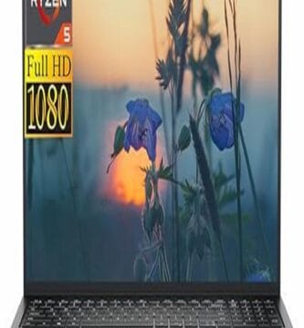 Alt text: "Front view of the Dell Inspiron 15 3525 laptop, showcasing its sleek design with a slim profile and spacious keyboard. The open laptop screen displays vibrant graphics, illustrating the device's superior computing capabilities. The image captures a