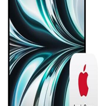 An image of the 2022 MacBook Air M2 is displayed, showcasing its sleek design. The laptop is open, revealing a spacious keyboard and a vibrant Retina display, optimal for both productivity and entertainment. The thin and lightweight structure emphasizes the product