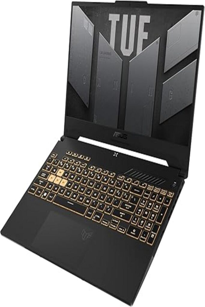 As the image is not visible to me, I'll provide a general example of alt text for the product mentioned. You can customize it based on the specific details of the image: "Image of the ASUS TUF Gaming F15 2023 laptop.