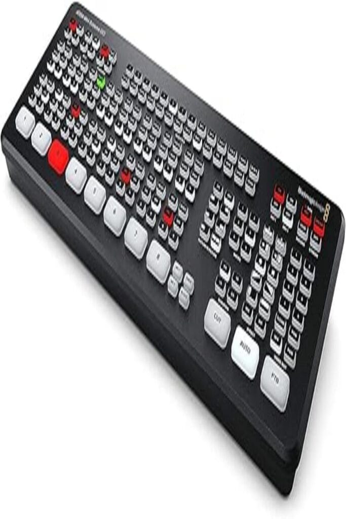 "Blackmagic ATEM Mini Extreme ISO for streamlined multi-input live streaming setup."