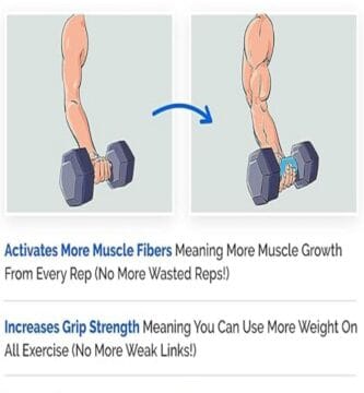Fat Gripz Pro: Boost grip strength with blue cylindrical grips on weightlifting bars.