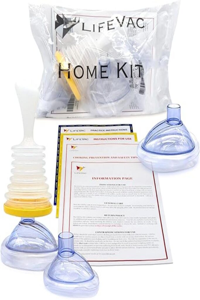 LifeVac Home Kit packaging with a clear view of the device and instructions.