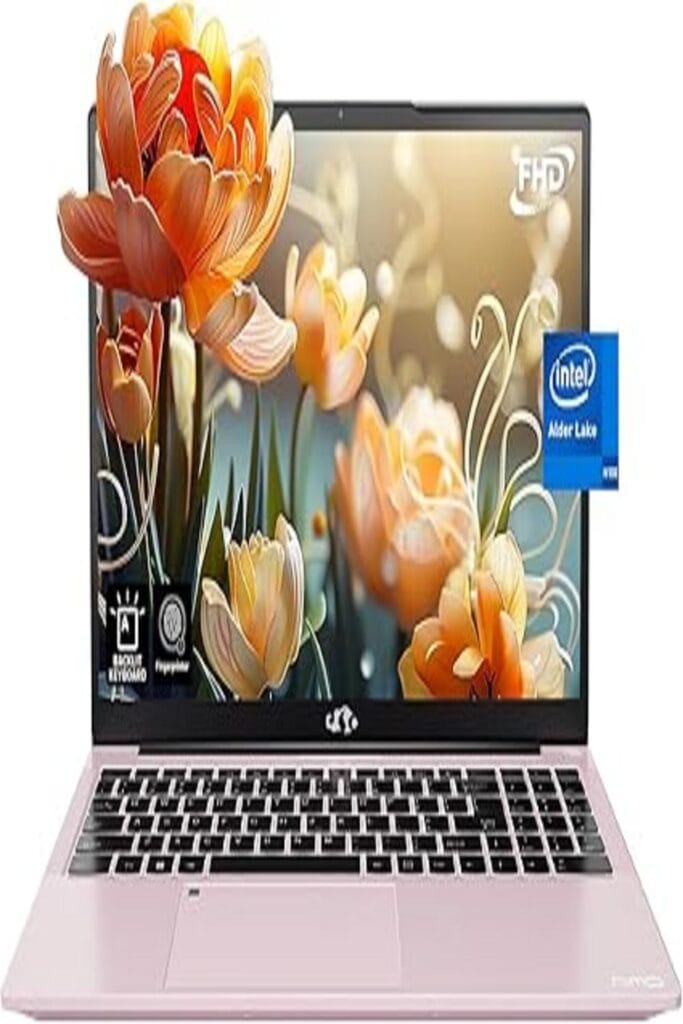 Image of NIMO 15.6 Laptop with text: "8 Reasons It's a Game-Changer."