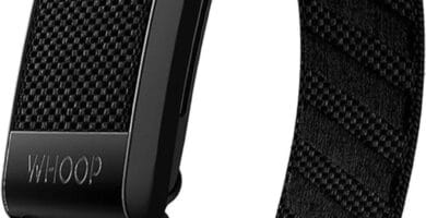 WHOOP 4.0 fitness tracker displayed with the tagline "Unlock Your Fitness Potential".