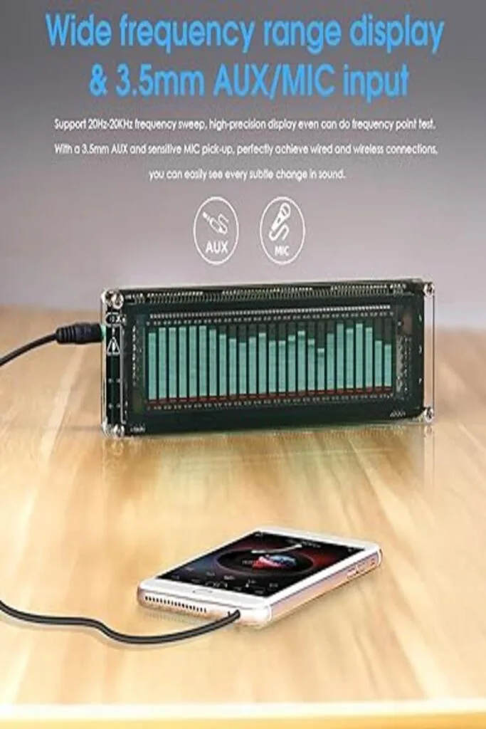 Image of Nobsound AK2515 with sleek design and audio controls visible.