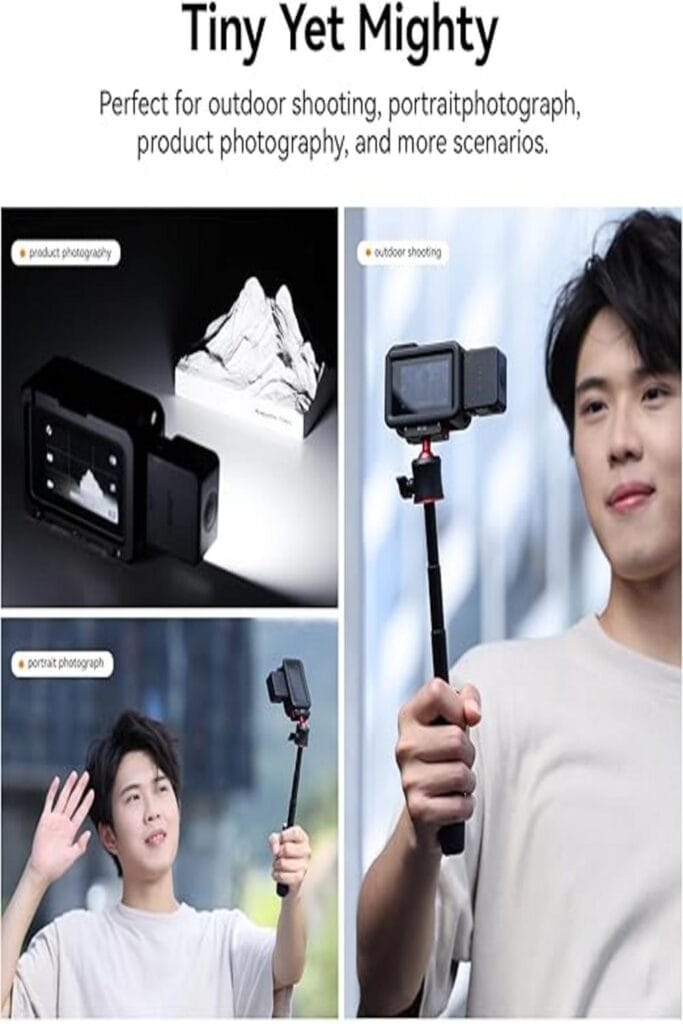 "'ULANZI LM18 LED Light and PK-06 Adapter: Essential for Vloggers' Image"