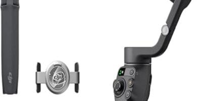 DJI Osmo Mobile 6 with transformative videography features in stylish silhouette view.