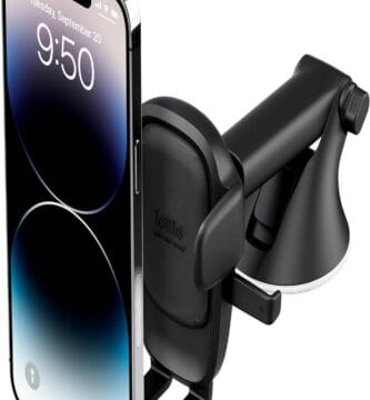 Image of iOttie Easy One Touch 6 car mount; essential for secure and easy phone access.