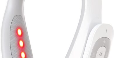 Image of the FORTHiQ Neck TENS Machine for instant pain relief with 10 key benefits listed.