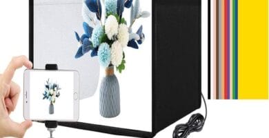 PULUZ Mini Photo Studio Light Box showcasing 8 standout features in a sleek setup.