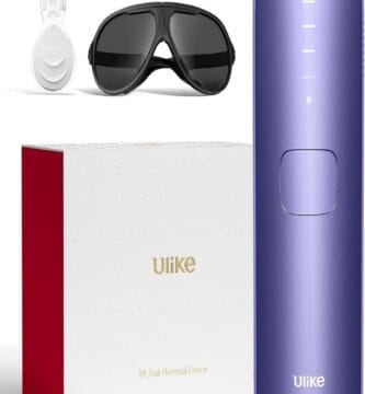 Image of Ulike Air 3 IPL with text highlighting 8 revolutionary hair removal features.