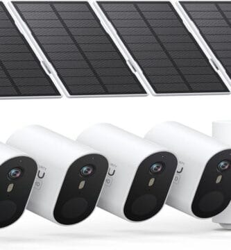 AOSU Solar Security Camera showcasing 10 innovative home security features.