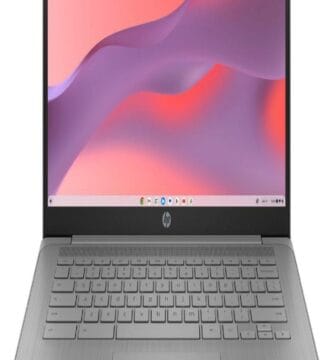 "Explore top 8 features of the HP 2023 Chromebook in a sleek, modern design."