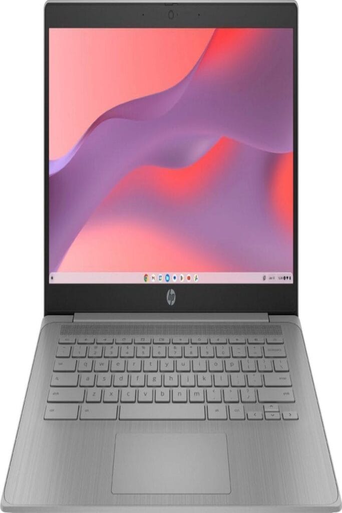 "Explore top 8 features of the HP 2023 Chromebook in a sleek, modern design."