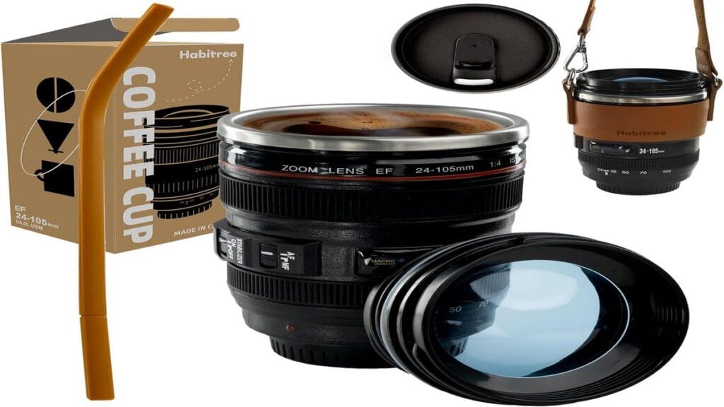 "Camera lens coffee mug adds quirky charm to your morning routine"