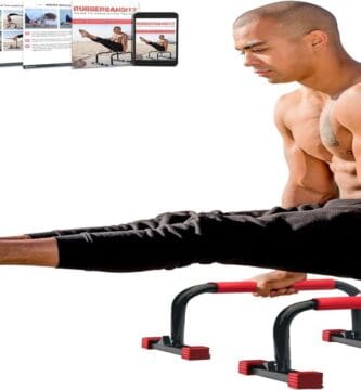 "Rubberbanditz Parallettes Bars: Essential for Home Gym Transformation and Ultimate Workouts."