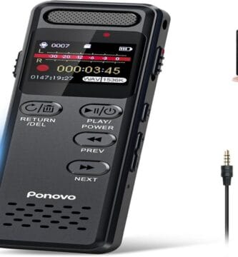 Compact 160GB voice recorder, enhances audio experience with 10 transformative features.