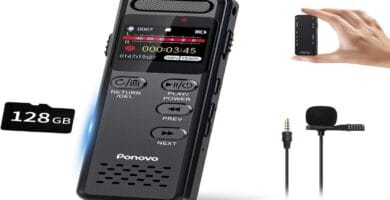 Compact 160GB voice recorder, enhances audio experience with 10 transformative features.