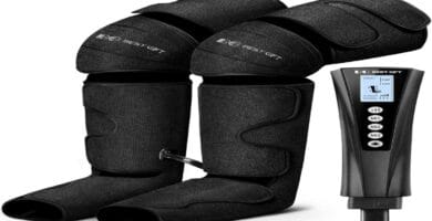 Image of an air compression leg massager for enhanced comfort and health benefits.