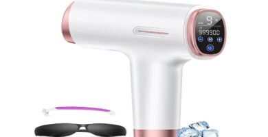 Finequin Laser Hair Removal Device for painless, salon-quality results at home.