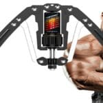 EAST MOUNT Twister Arm Exerciser promoting home workout benefits with 10 reasons listed.