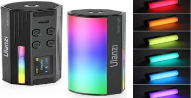 "Ulanzi Magnetic Light Wand enhancing creative photography with vibrant lighting"