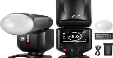 NEEWER Z2-C Flash with Canon camera, highlighting 10 revolutionary photography benefits.