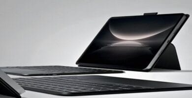 Tablet with a revolutionary keyboard case, transforming it into a versatile device.