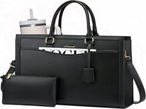LOVEVOOK Laptop Tote showcasing stylish design and functionality.