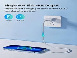 Buffer product image with "Charge Like a Pro" fast-charging solution packaging.