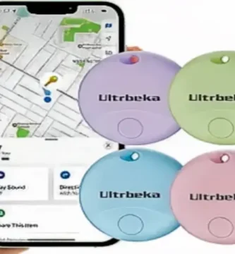"Ultrbeka Air Tag 4 Pack: Never lose your items again with precision tracking devices."
