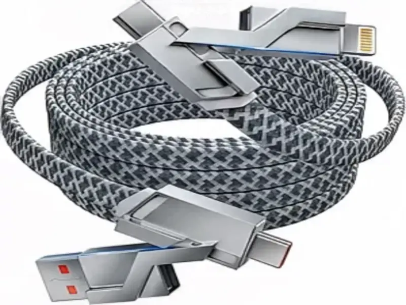 "4-in-1 charging station revolutionizes device charging experience."