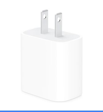 Apple 20W USB-C Compact Power Adapter: Fast and Convenient Charging, Type C Wall Charger