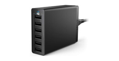 Anker Desktop Charger, 60W 6 Port USB Multiple Charging Hub