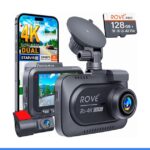 ROVE R2-4K Dual Dash Cam Front and Rear, STARVIS 2 Sensor, Free 128GB Card