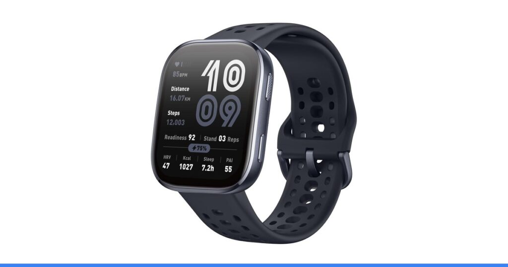 Amazfit Bip 6 Smart Watch, 1.97" AMOLED Display, GPS, iOS/Android, 46mm