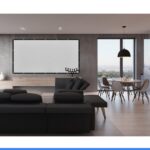 Mdbebbron 120 inch Projector Screen 16:9 Foldable Anti-Crease Portable