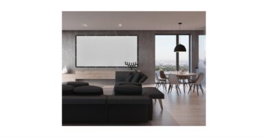 Mdbebbron 120 inch Projector Screen 16:9 Foldable Anti-Crease Portable