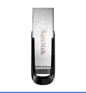 SANDISK 128GB Ultra Flair USB 3.0 Flash Drive, SDCZ73-128G-G46, Black