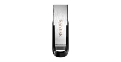 SANDISK 128GB Ultra Flair USB 3.0 Flash Drive, SDCZ73-128G-G46, Black