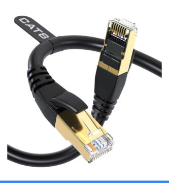 DbillionDa Cat 8 Ethernet Cable, 6FT 40Gbps 2000MHz RJ45 LAN Cable