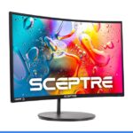 Sceptre Curved 24-inch Gaming Monitor 1080p R1500 98% sRGB HDMI x2 VGA Build-in Speakers, VESA Wall Mount Machine Black (C248W-1920RN Series)
