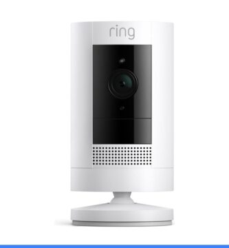 Ring Outdoor Cam (Stick Up Cam), Weather-resistant HD security camera, Live View, Color Night Vision, Two-Way Talk, motion alerts