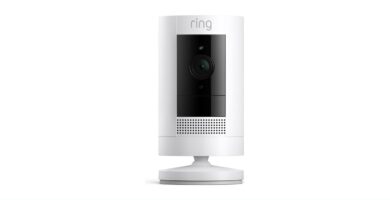 Ring Outdoor Cam (Stick Up Cam), Weather-resistant HD security camera, Live View, Color Night Vision, Two-Way Talk, motion alerts