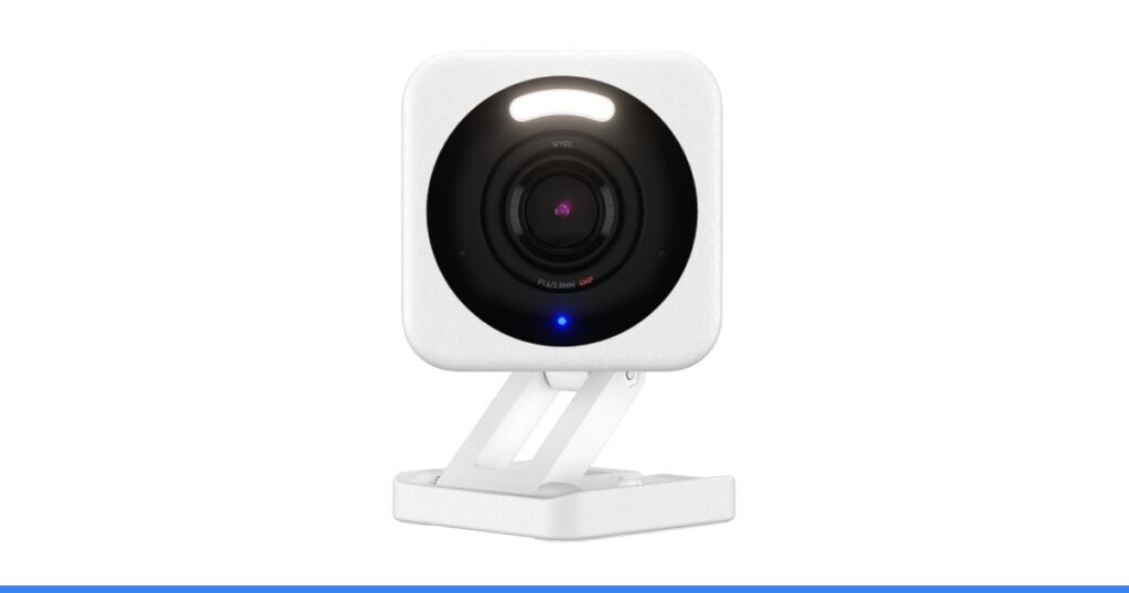 WYZE Cam v4 (Latest Model), 2.5K AI Security Camera, Indoor/Outdoor Cameras for Home Security, Baby Monitor & Pet Camera, Vibrant Color Night Vision, No Subscription Required
