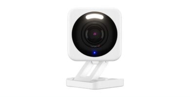 WYZE Cam v4 (Latest Model), 2.5K AI Security Camera, Indoor/Outdoor Cameras for Home Security, Baby Monitor & Pet Camera, Vibrant Color Night Vision, No Subscription Required