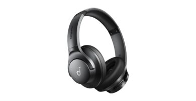 Soundcore by Anker Q20i Hybrid Active Noise Cancelling Headphones, Over-Ear, Bluetooth, 40H ANC Playtime