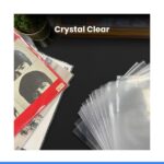 EVEO 100 Vinyl Record Sleeves Outer - Crystal Clear Outer Vinyl Sleeves LP Album Covers 12.75"x12.75" | Perfect Fit Protective 3 Mil Protection for Single & Double LPs - Archival Quality
